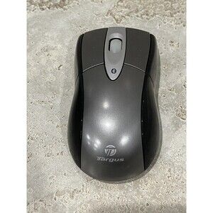 Targus Optical Bluetooth Wireless Laptop Mouse AMB04US Retro Silver Black